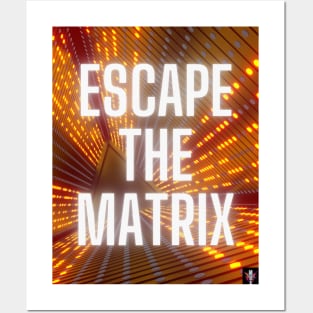 Escape The Matrix Pop Art Motivational Design Posters and Art